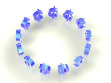 Cent Royalty Free Stock Photography Cent Royalty Free Stock Photography