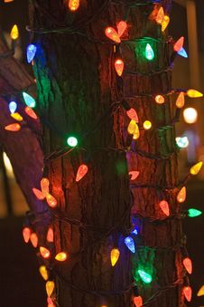 X-mas Lights Royalty Free Stock Photo X-mas Lights Royalty Free Stock Photo