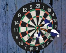 Dart Board Stock Photo