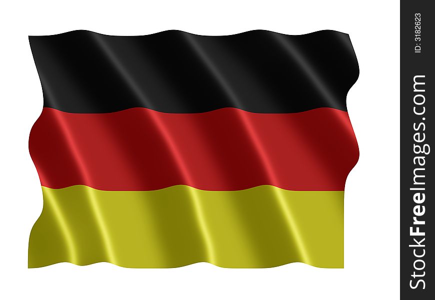 Flag of the german republic. Flag of the german republic