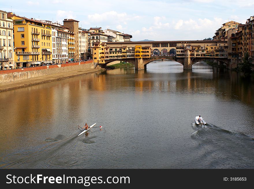 River Vecchio in Florence Italy