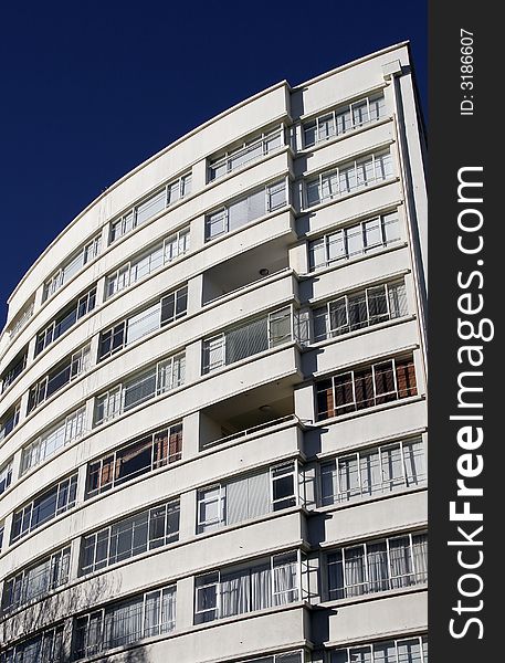 Modern Tall Urban Residential Apartment Building In Sydney, Australia. Modern Tall Urban Residential Apartment Building In Sydney, Australia