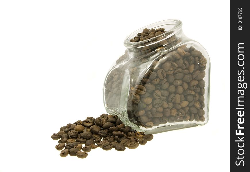 Coffee Jar Of Beans