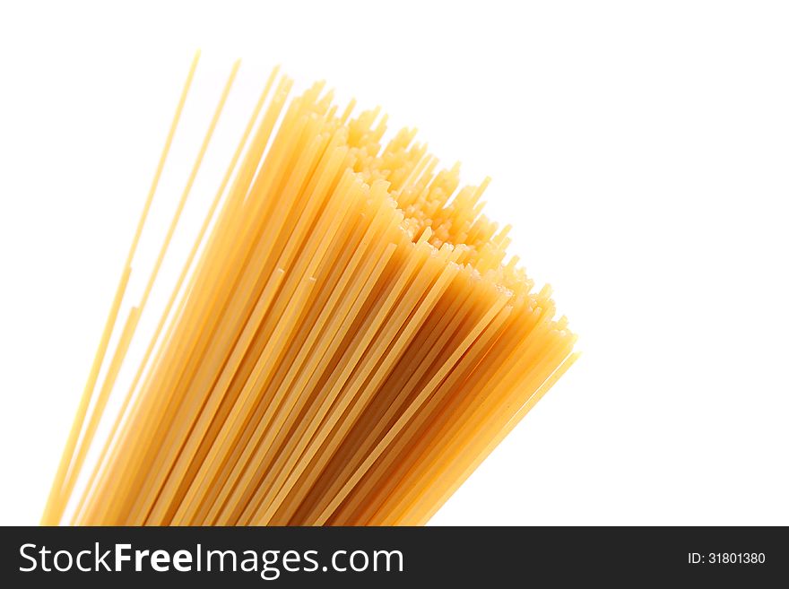 Italian Pasta, On White Background