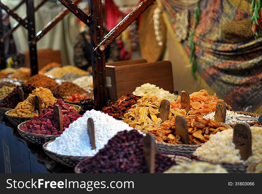 Oriental Sweets On The Market