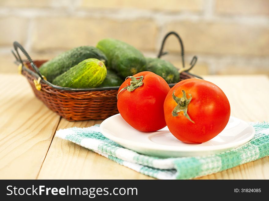 Fresh vegetables-healthy natural food