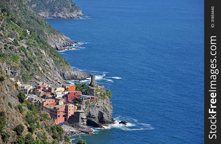 Vernazza Village Seascape