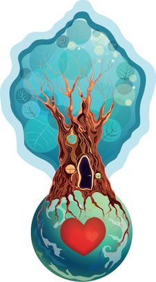 Tree-house On The Planet Stock Images Tree-house On The Planet Stock Images