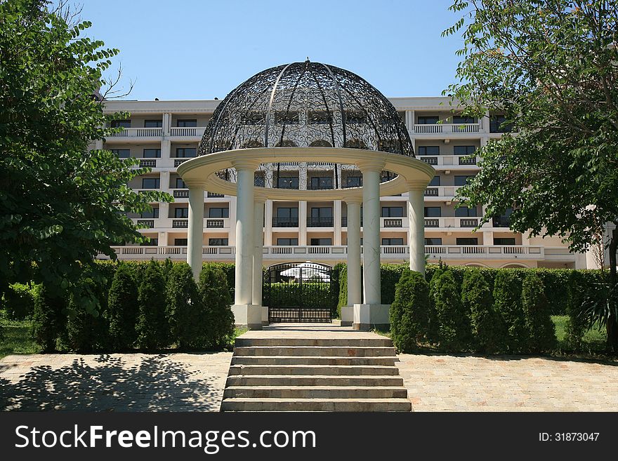 Ritual dome in hotel complex