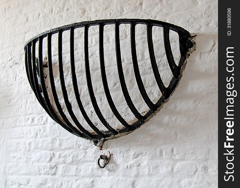 A Traditional Half Round Wall Mounted Hay Rack.