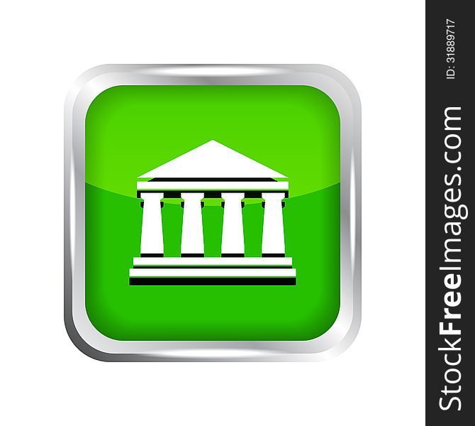 Green Bank Icon