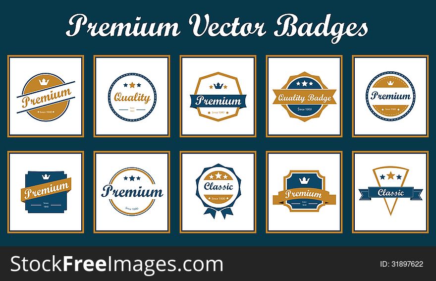 Premium Vector Badges