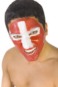 Swiss Naked Fan Royalty Free Stock Photography Swiss Naked Fan Royalty Free Stock Photography