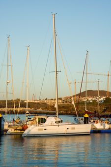 Luxury Yacht In A Harbour Stock Photography Luxury Yacht In A Harbour Stock Photography