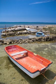 Red Boat Stock Image Red Boat Stock Image