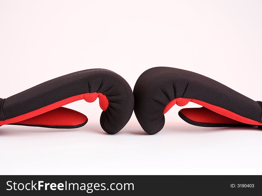 Black and red Boxing Gloves