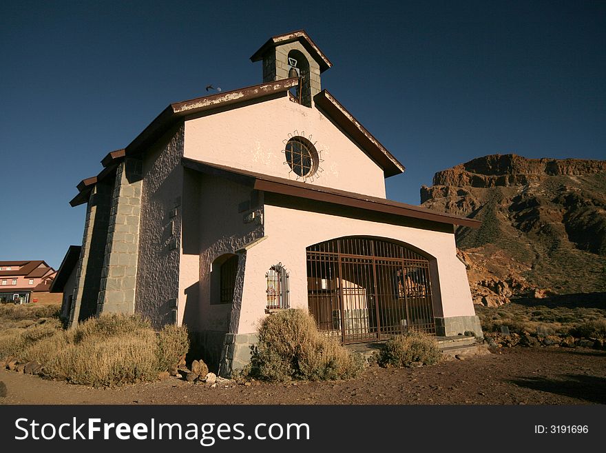 Old chapel in the desert