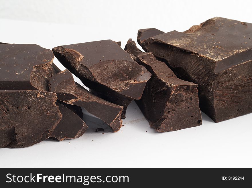 Pieces Of Crushed Chocolate
