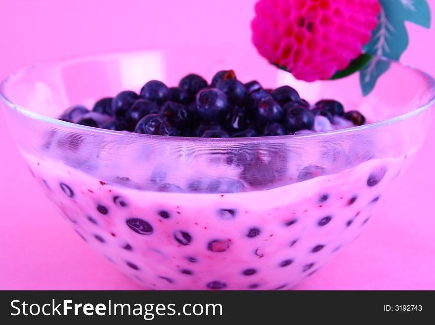 Yogurt Blueberries