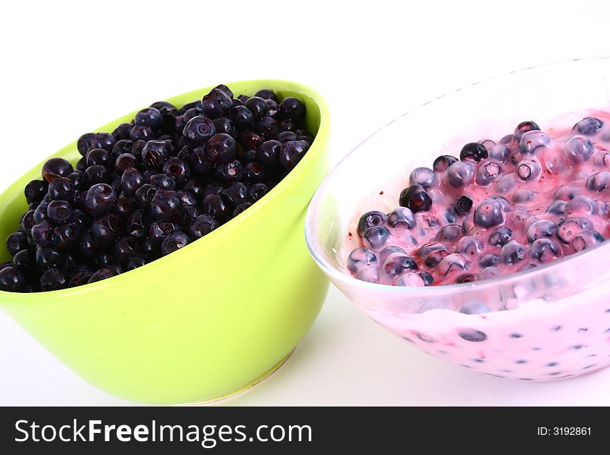 Yogurt Blueberries