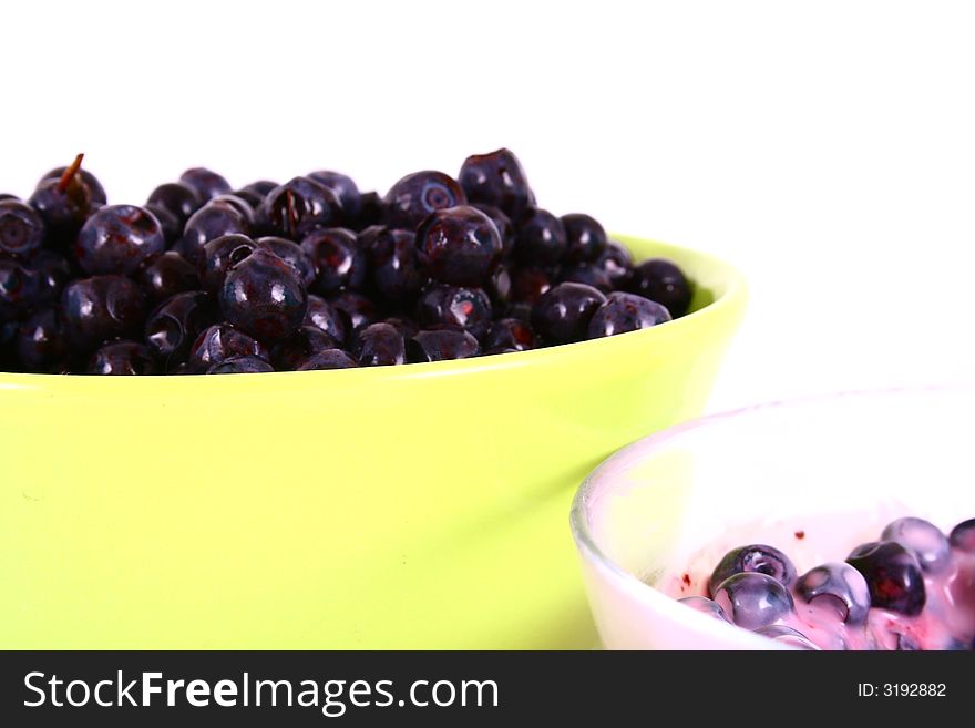 Yogurt Blueberries