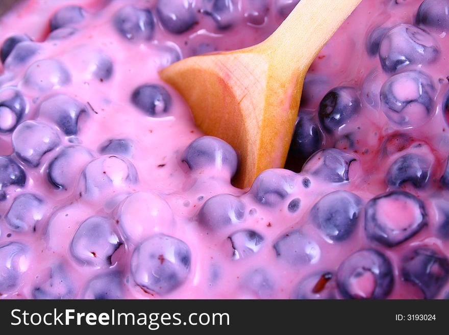 Yogurt Blueberries