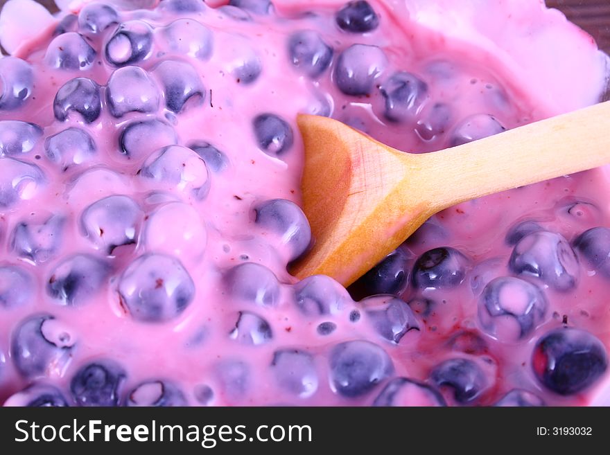 Yogurt Blueberries