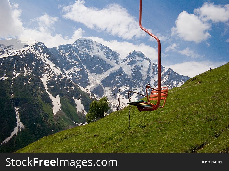 Mount Cheget, Elbrus area, Caucasia. Summer 2006. Mount Cheget, Elbrus area, Caucasia. Summer 2006.