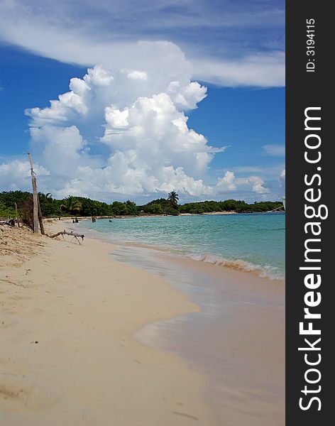 Beautiful sunny day at the Icacos island in Puerto Rico. Beautiful sunny day at the Icacos island in Puerto Rico