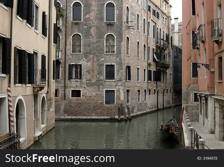 Street of Venice in Italy