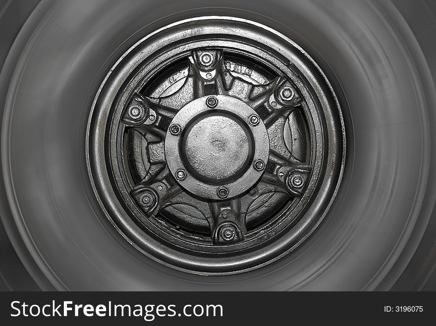 Wheel of a lorry