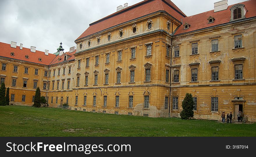 Baroque cloister in Louka be in into of the year 1989 on hand Czechoslovak military