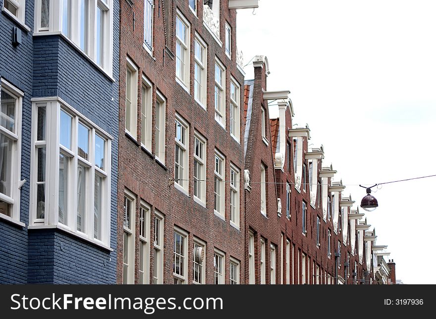 View of the city of Amsterdam, capital of the Netherlands