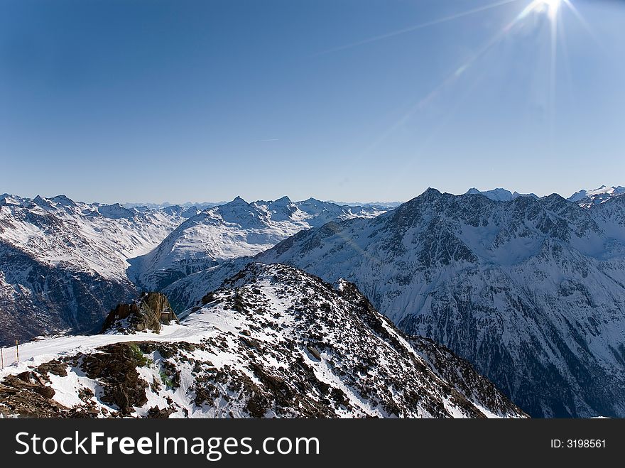 Winter Ski Alpes