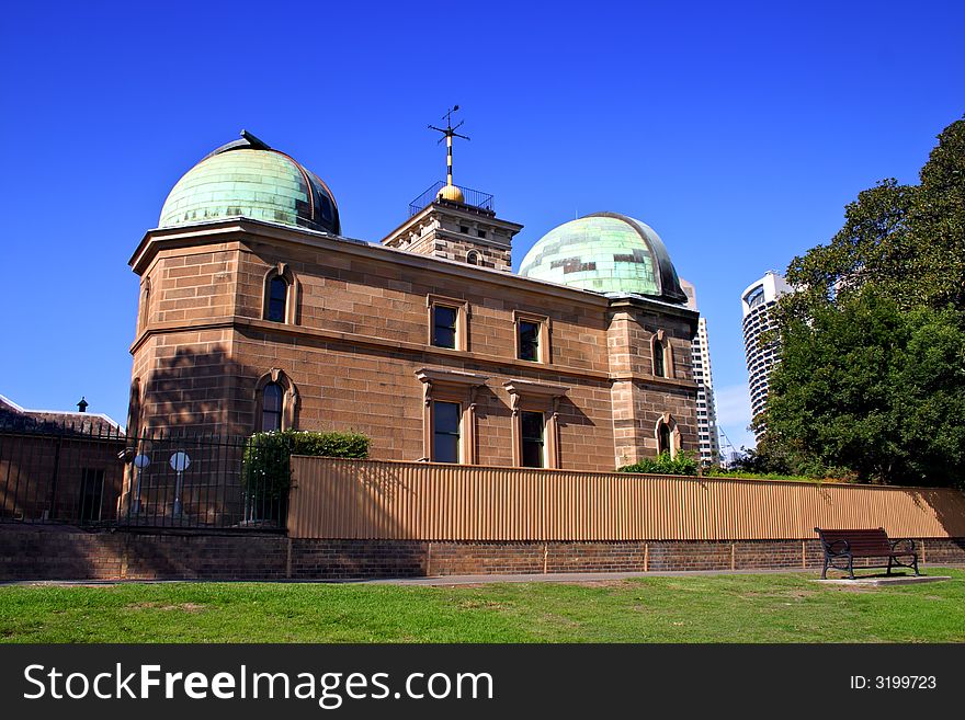 Historic building and architecture of the Sydney Observatory. Historic building and architecture of the Sydney Observatory