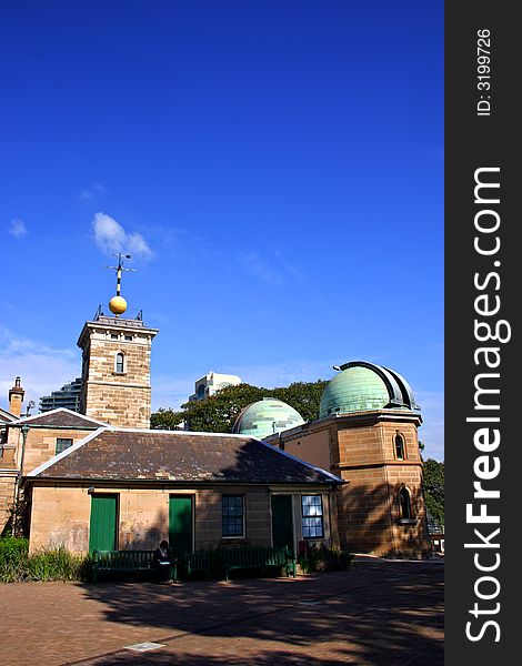 Historic building and architecture of the Sydney Observatory. Historic building and architecture of the Sydney Observatory