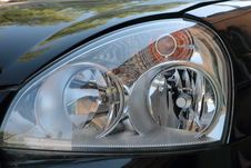 Forward Headlight Car. Stock Images Forward Headlight Car. Stock Images