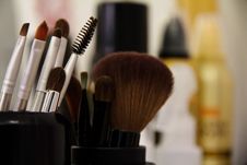 Professional Cosmetic Brush Royalty Free Stock Photography Professional Cosmetic Brush Royalty Free Stock Photography