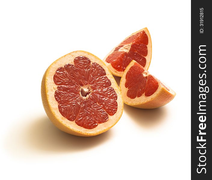 Slices Of Grapefruit