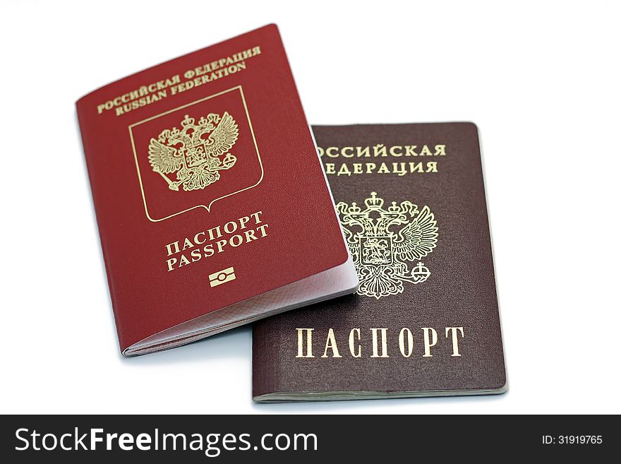 Documents Confirming Their Identity. Passport Of The Citizen Of The Russian Federation And The Passport Of A Citizen Of The Russia