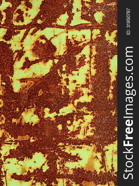 Abstract Background Of Peeling Paint And Rust. Abstract Background Of Peeling Paint And Rust