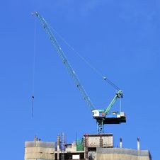 Working Crane Stock Photo Working Crane Stock Photo
