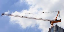 Working Crane Royalty Free Stock Photo Working Crane Royalty Free Stock Photo