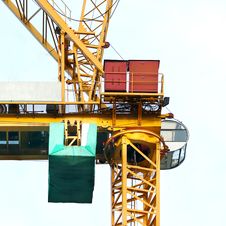 Working Crane Royalty Free Stock Image Working Crane Royalty Free Stock Image