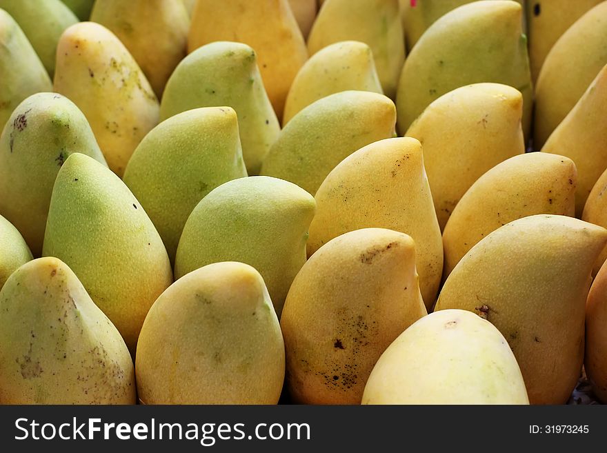 Sweet mango at fruit market