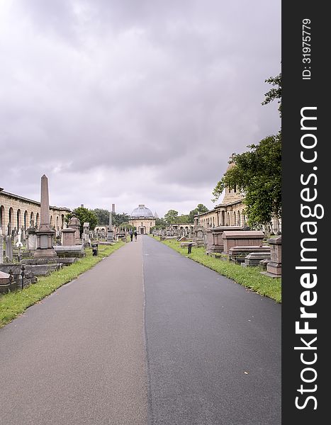 Brompton Cemetery is located near Earl's Court in South West London, England , in the Royal Borough of Kensington and Chelsea. It is managed by The Royal Parks and is one of the Magnificent Seven.