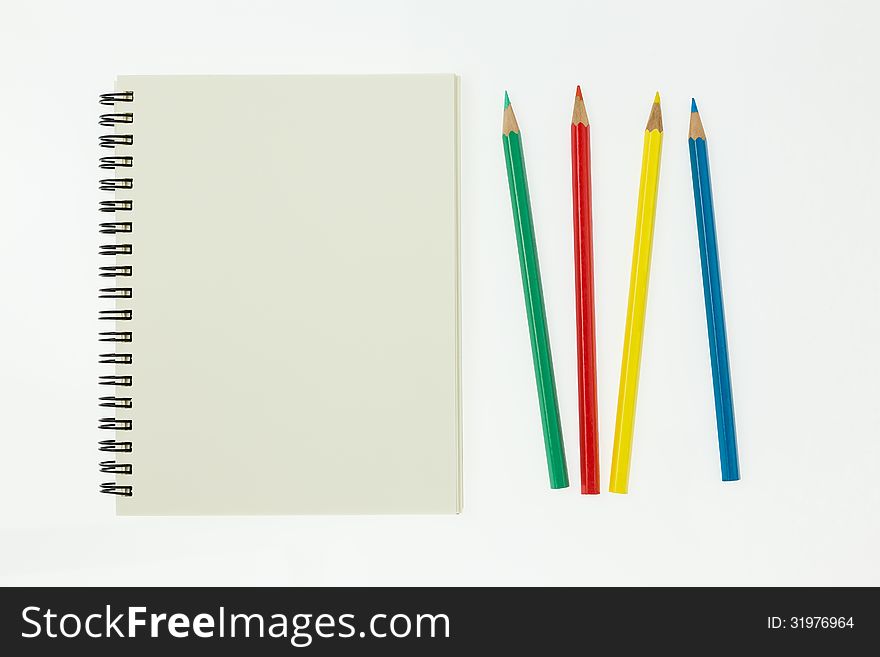 Open Blank Page Notebook