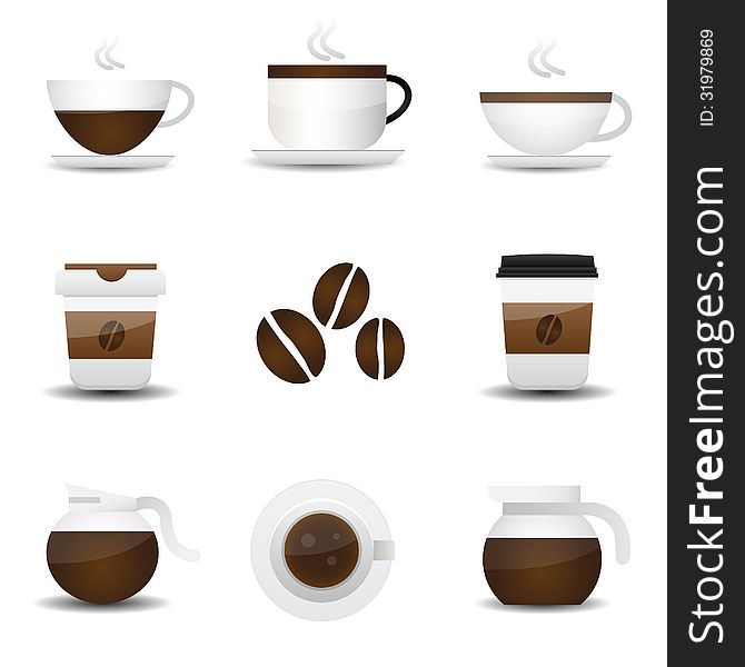 Coffee icons