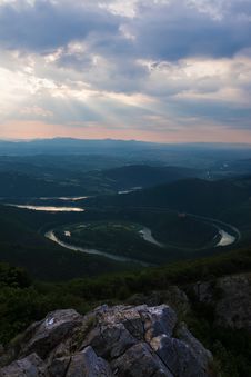 View Fom Above On River Meanders Stock Photo View Fom Above On River Meanders Stock Photo