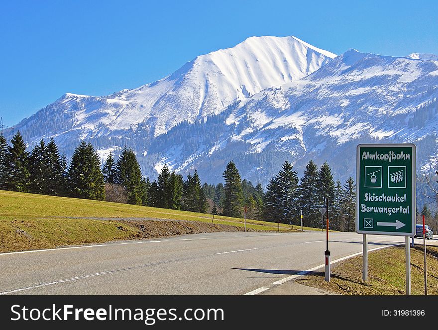 Road In Bavarian Alps